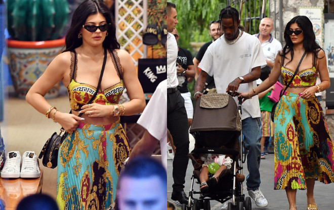 Kylie Jenner nữ tính, điệu đàng trong set váy Versace khiến dân tình 'phát sốt' Ảnh 2