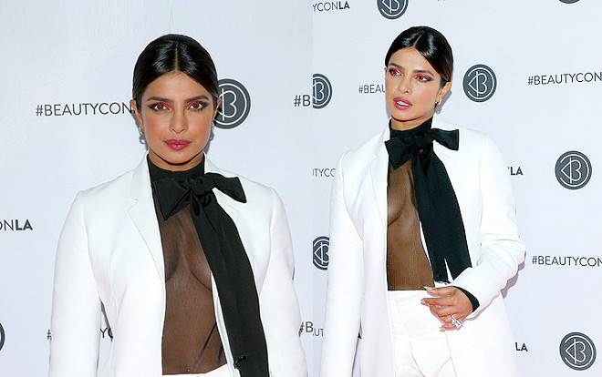 Hoa hậu Thế giới Priyanka Chopra 'thả rông' nóng bỏng dưới lớp áo mỏng manh tinh tế Ảnh 2