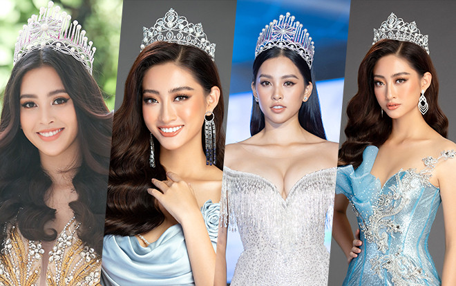 Đều là Hoa hậu 2K, Trần Tiểu Vy rạng rỡ - Lương Thùy Linh sắc sảo: Đẹp bất phân thắng bại Ảnh 2