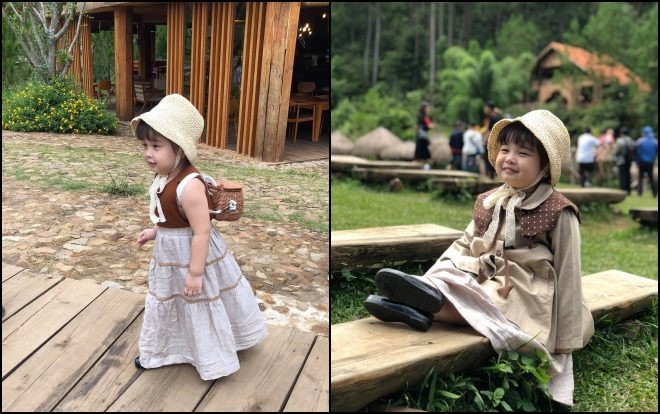 Bé gái 3 tuổi rưỡi tạo dáng 'check in' Đà Lạt siêu dễ thương, khiến dân tình kháo nhau 'Đẻ con gái đi!' Ảnh 2