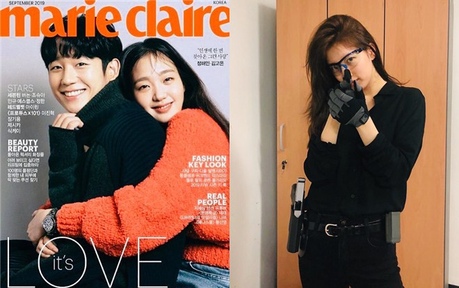 Jung Hae In và Kim Go Eun 'tình bể bình' trên tạp chí - Suzy xinh đẹp trong hậu trường phim 'Vagabond' Ảnh 2