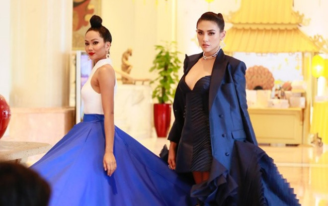 H'Hen Niê - Võ Hoàng Yến đọ sắc 'một chín một mười' tại Brave Tour Miss Universe Vietnam 2019 tại Hà Nội Ảnh 2
