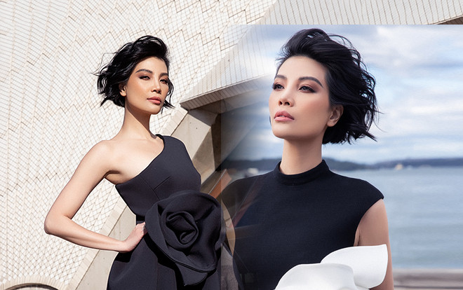 Vũ Cẩm Nhung phô diễn thần thái ngút ngàn trong những tone màu thời trang kinh điển Ảnh 2