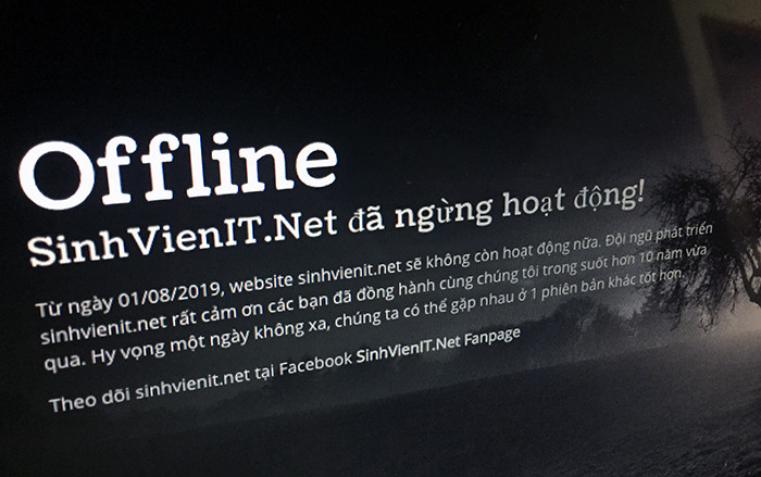 Diễn đàn 'huyền thoại' với dân 8X một thời SinhVienIT.net chính thức dừng hoạt động Ảnh 2