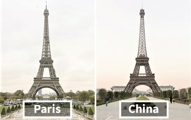 17 công trình nổi tiếng thế giới bị Trung Quốc 'đạo nhái' không thương tiếc: Tháp Eiffel, Nhà Trắng cũng không thoát Ảnh 2