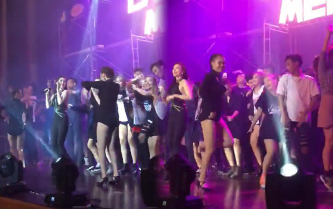 Clip: Bảo Thy hát live 'Là con gái phải xinh' phiên bản… nhiều 'vũ công' nhất từ trước tới nay Ảnh 2