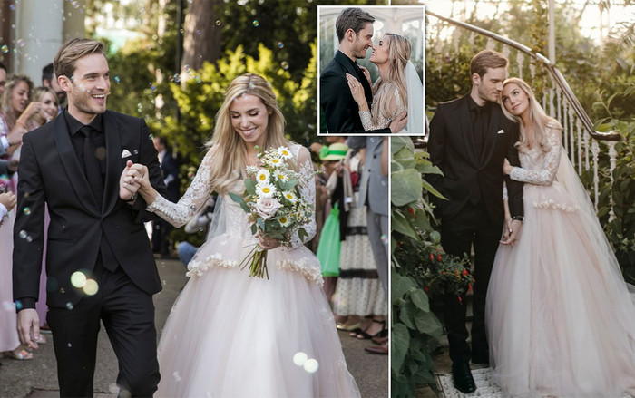 'Ông hoàng YouTube' PewDiePie bất ngờ kết hôn với bạn gái sau 8 năm yêu nhau Ảnh 2