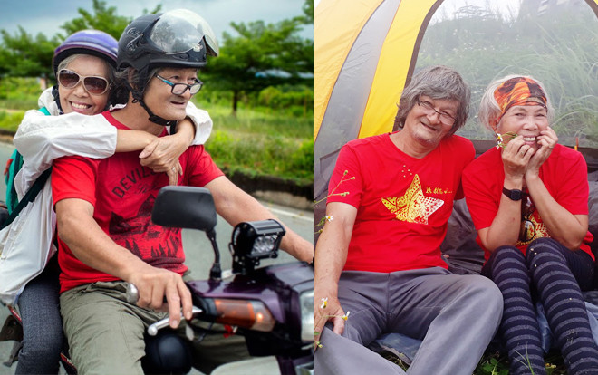 Ngưỡng mộ tình yêu đẹp của vợ chồng phượt thủ U70 và lời hứa 'cùng nhau đi hết Việt Nam' Ảnh 2
