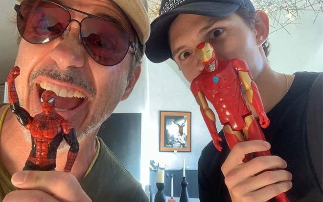 Sony - Marvel chia tay, 'Nhện nhọ' Tom Holland đăng hình thân mật cùng 'ông chú' Robert Downey Jr: 'Chúng ta làm được rồi, Mr. Stark' Ảnh 2