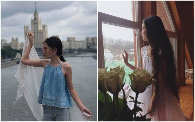 Càng lớn, em gái Lâm Tây càng được dự đoán có tố chất hoa hậu vì chiều cao khủng và thần thái dịu dàng Ảnh 2