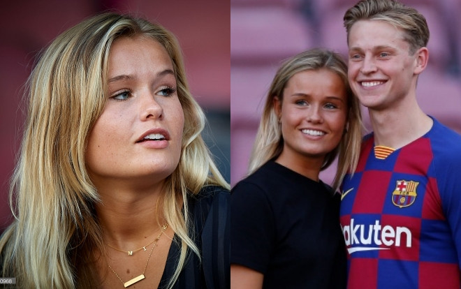 Ngắm bạn gái của tân binh Barca đến cổ vũ cho bạn trai chơi thăng hoa Ảnh 2