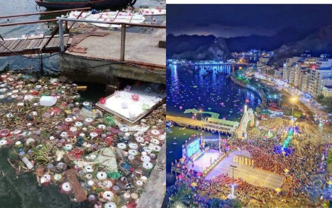 Bị phản ánh thả 30.000 hoa đăng trên biển gây ô nhiễm, chính quyền Hải Phòng trần tình: 'Chúng tôi đã cử công nhân dọn ngay' Ảnh 2