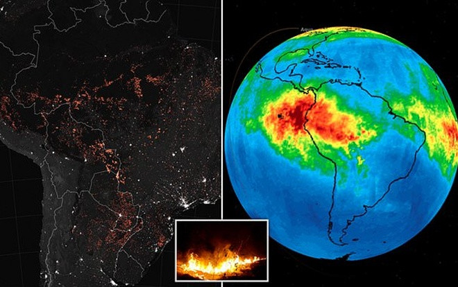 Giật mình mức độ thảm khốc của cháy rừng Amazon qua ảnh vệ tinh NASA Ảnh 2