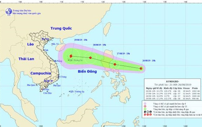 Áp thấp có khả năng mạnh thành bão tiến vào biển Đông dịp nghỉ lễ 2/9 Ảnh 2