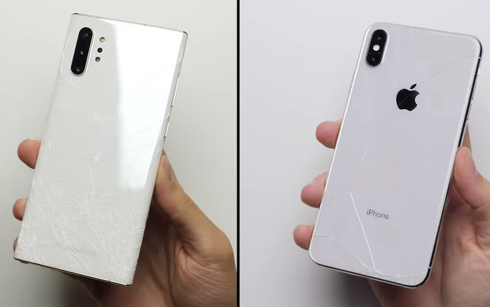 Thử nghiệm thả rơi Galaxy Note 10+ và iPhone Xs Max, kết quả sẽ khiến bạn bất ngờ Ảnh 2