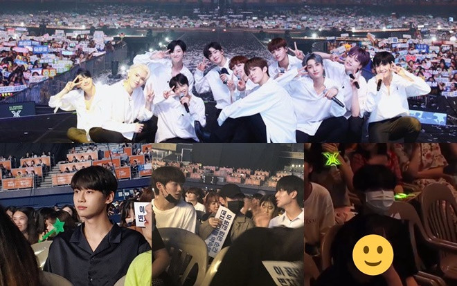 Bắt gặp Lee Jin Hyuk - Kim Min Kyu, các thực tập sinh 'Produce X 101' tại buổi debut của X1 Ảnh 2