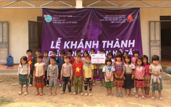 Niềm tự hào của Army Việt: Xây dựng trường học mang tên thành viên V (BTS)! Ảnh 2