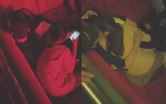 Xôn xao hình ảnh nam sinh lắc lư trong tiếng nhạc xập xình, ôm hôn 2 nữ sinh cùng lúc tại quán bar Ảnh 2