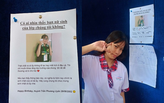 Cô bạn khiến CĐM ghen tỵ khi được cả lớp chúc mừng sinh nhật 'sương sương': Dán thông báo khắp toàn trường với nội dung siêu dễ thương Ảnh 2