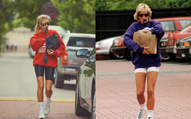 Chân dài Hailey Bieber hóa thành Công nương Diana trong loạt ảnh chụp thời trang Ảnh 2