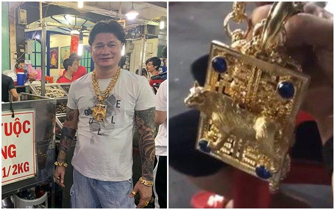 Xuất hiện clip ông bà chủ quán ăn đeo 100 cây vàng chỉ để đứng bán ốc ở Sài Gòn Ảnh 2