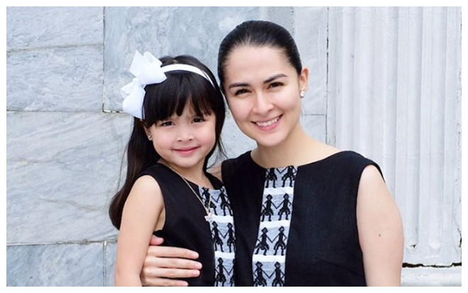 'Mỹ nhân đẹp nhất Philippines' Marian Rivera khoe ảnh diện đồ đôi với con gái Ảnh 2