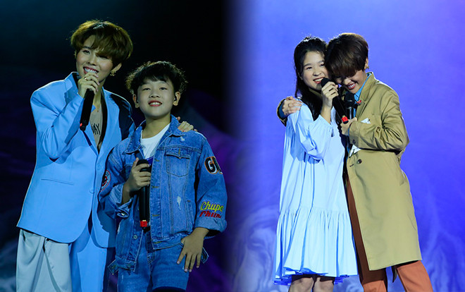 'Tiểu Soobin' Đào Đình Anh Tuấn và Quán quân The Voice Kids 2017 Ngọc Ánh như nghệ sĩ thực thụ trong đêm nhạc của cô giáo Vũ Cát Tường Ảnh 2