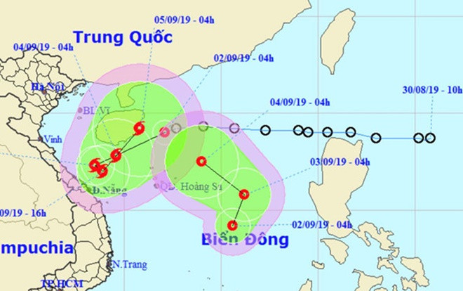 Xuất hiện 2 áp thấp nhiệt đới cùng lúc trên Biển Đông Ảnh 2
