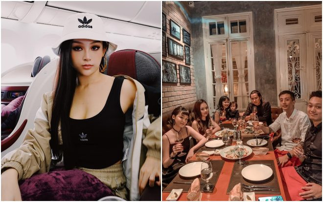 Hotgirl, hot mom chơi lễ: Huyền Baby mở mắt là đã yên vị trên máy bay đi Luân Đôn, Hằng Túi khoe được chồng chăm Ảnh 2