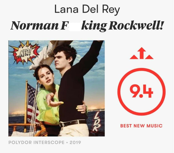 Album của Lana Del Rey nhận được điểm số cao ngất ngưởng từ Pitchfork