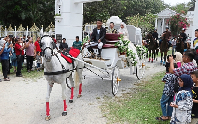 Cha mẹ chi 1,6 tỷ xây hẳn lâu đài, biến con gái thành công chúa trong đám cưới cổ tích Ảnh 2