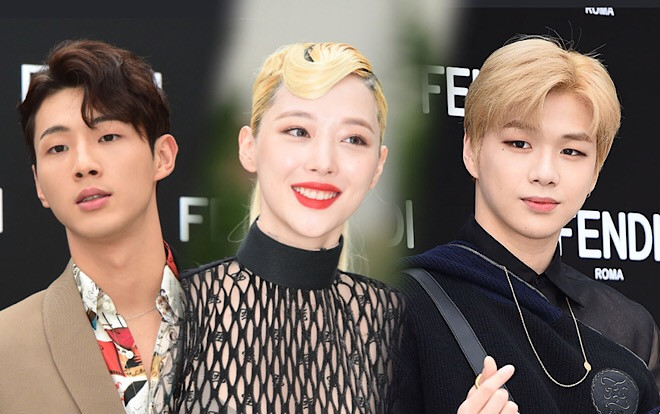 Sulli mặc áo xuyên thấu lộ nội y, Kang Daniel - Ji Soo đẹp tựa nam thần truyện tranh tại sự kiện Ảnh 2