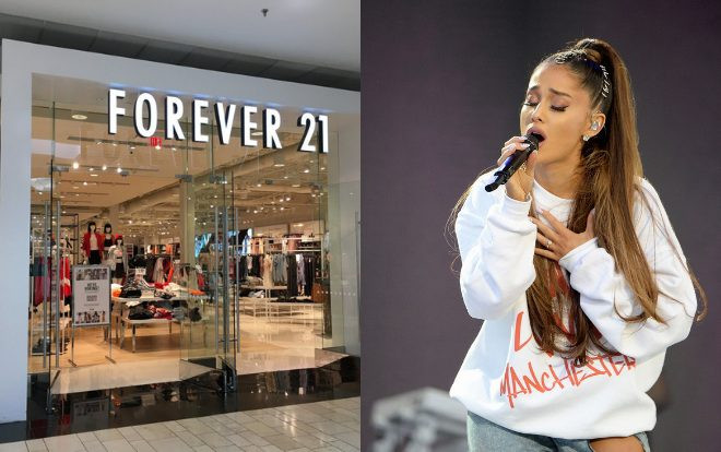 Chưa xử lý xong lùm xùm phá sản, Forever 21 tiếp tục hứng ‘sao quả tạ’ với đơn kiện 10 triệu đô từ Ariana Grande Ảnh 2