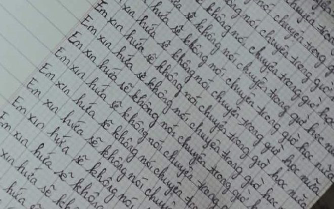 Cả một bầu trời kỷ niệm bất chợt ùa về với hàng tá những câu chép phạt của học sinh Ảnh 2