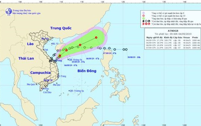 Áp thấp Kajiki ra khỏi đất liền vẫn tiếp tục gây mưa to ở Trung Bộ Ảnh 2