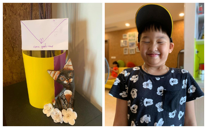 Bảo Thanh chia sẻ lá thư xin lỗi đáng yêu của con trai 8 tuổi Ảnh 2