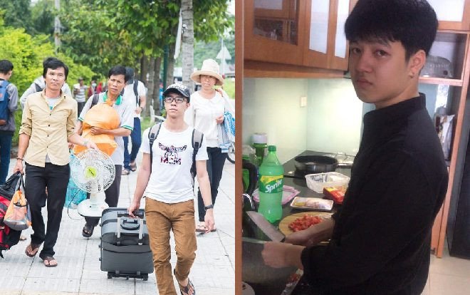 Phải xa nhà khi lên Đại học, chàng trai rưng rưng nước mắt khi đứng nấu cơm khiến cộng đồng mạng vừa thương vừa buồn cười Ảnh 2