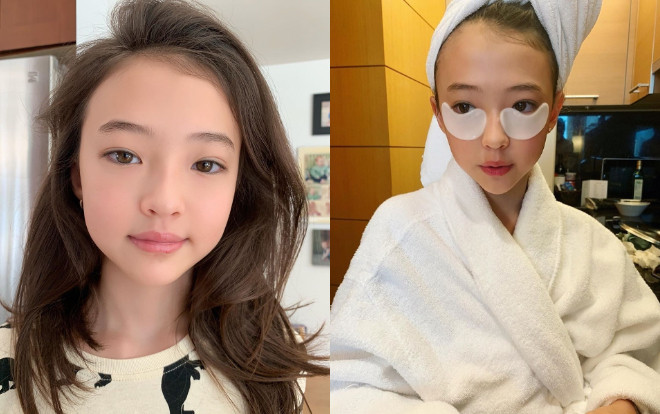 Mẫu nhí Ella Gross 11 tuổi từng được Sơn Tùng thả tim chăm sóc da cầu kỳ đến người lớn còn thua Ảnh 2