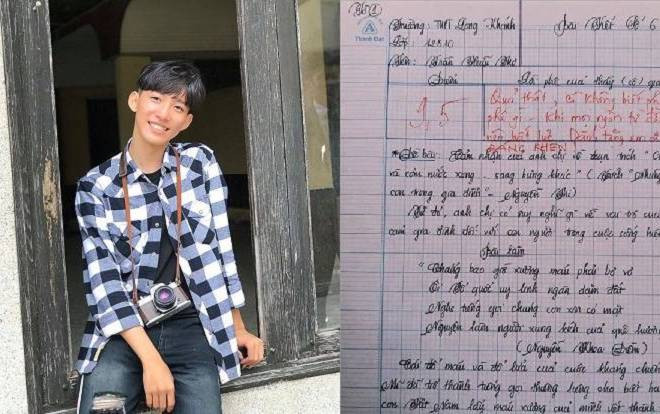 Nam sinh viết bài văn dài 18 trang giấy khiến giáo viên 'không biết phê gì': 'Đó chưa phải là bài viết dài nhất của mình' Ảnh 2