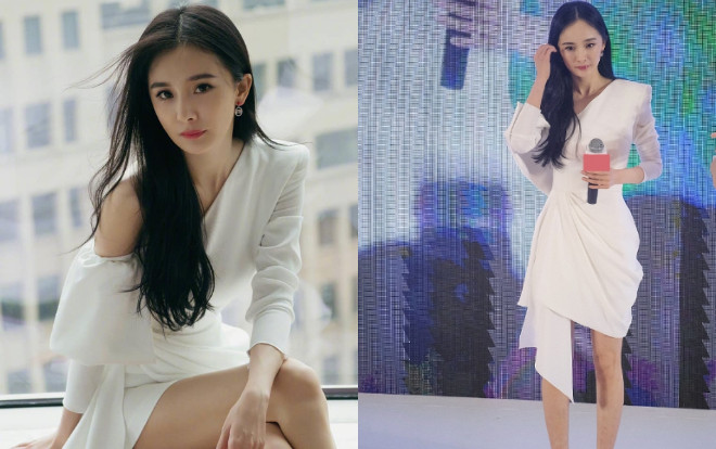 Dương Mịch lộ ảnh thực tế gầy trơ xương khác hẳn vẻ nuột nà trong hình tự công bố Ảnh 2