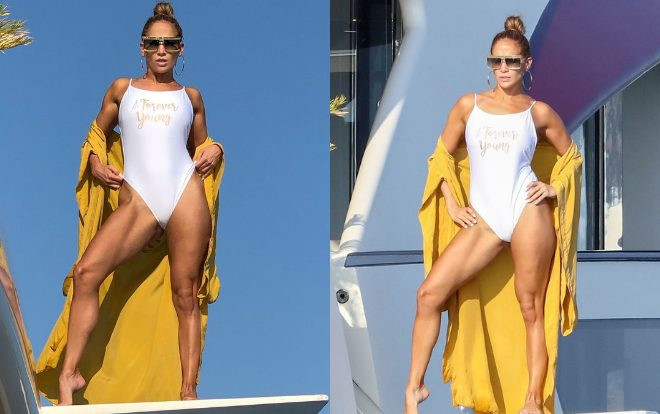 Đẳng cấp nhan sắc của Jennifer Lopez: không cần photoshop, ảnh đăng instagram và ảnh chụp trộm vẫn giống hệt nhau Ảnh 2