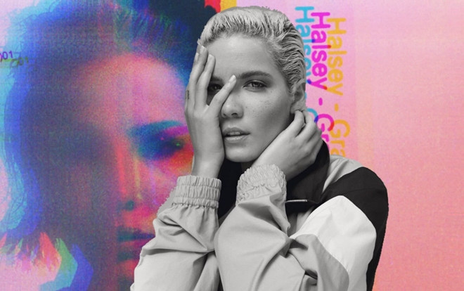 Tung poster comeback siêu bí ẩn: Halsey sẽ tiếp tục 'phủ đen' làng nhạc với ca khúc đậm màu u tối? Ảnh 2