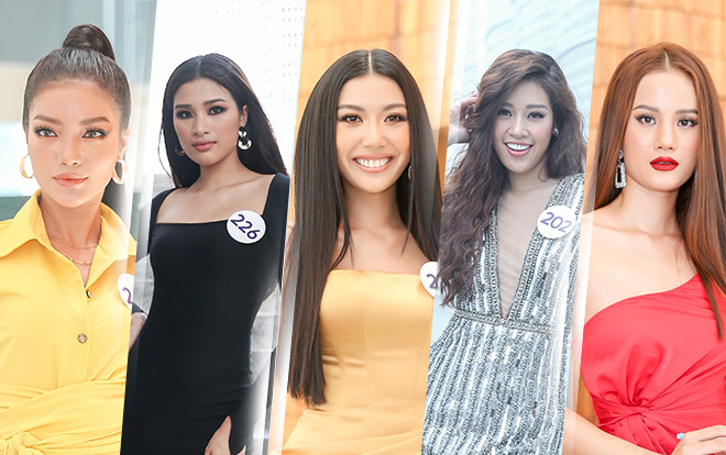 Khánh Vân - Bích Tuyền - Hương Ly - Nguyễn Thị Thành đọ sắc tại buổi sơ khảo Miss Universe Vietnam 2019 Ảnh 2