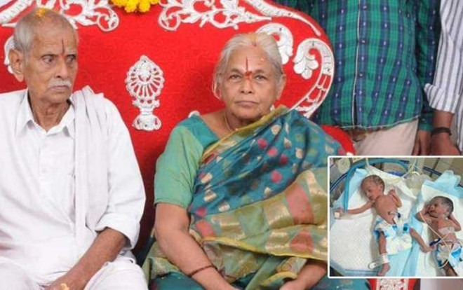 Cụ bà 74 tuổi sinh đôi hai con đầu lòng Ảnh 2