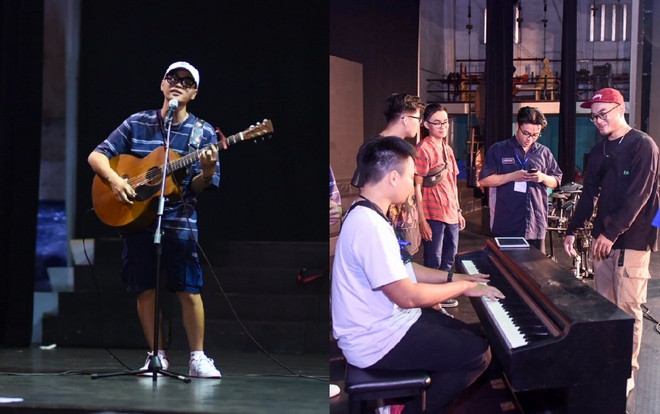 Nguyễn Trọng Tài, Cam và các giọng ca Indie Hà Nội ráo riết tổng duyệt cho đêm diễn 'Emeii' Ảnh 2