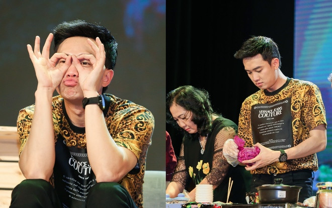 Diễn viên Quốc Trường cùng mẹ trổ tài nấu mì cay ngay trên sân khấu fan meeting Ảnh 2