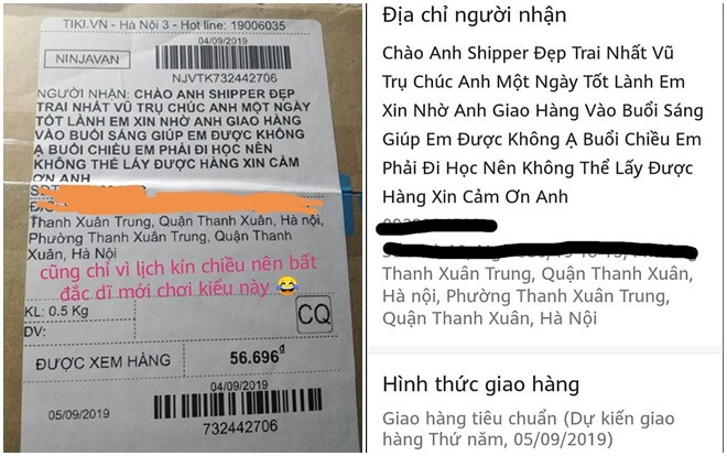 Cô gái được khen hết nấc vì hành động đáng yêu và lầy lội này với anh shipper khi mua hàng online Ảnh 2