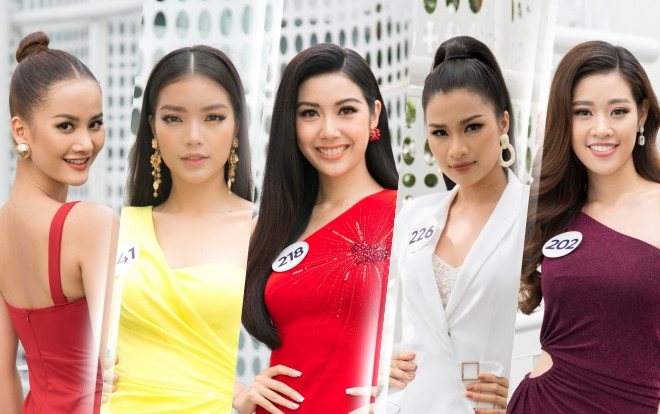 Dàn mỹ nhân MUV 2019 đọ sắc vòng Interview: Khánh Vân nổi bật, Thúy Vân mang hẳn Brave Heart lên váy độc Ảnh 2