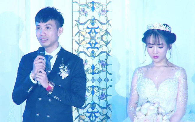 Đại gia Minh Nhựa nghẹn ngào nhắn nhủ vợ chồng con gái trong đám cưới khiến ai ai cũng xúc động Ảnh 2