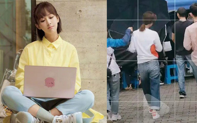 Dương Tử khai gian chiều cao? Ảnh do người đi đường chụp làm sụp đổ hình tượng nữ thần Ảnh 2